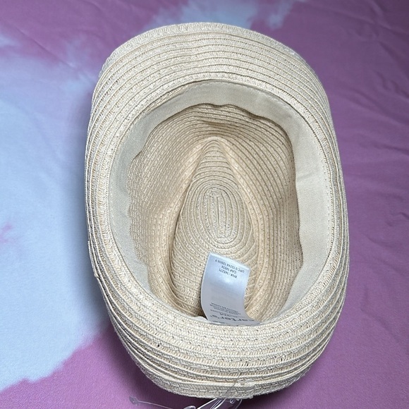 Carter's Baby Girls Kids Straw Sun Hat Size 0-9 months Easter Spring Summer Hat - Picture 4 of 12